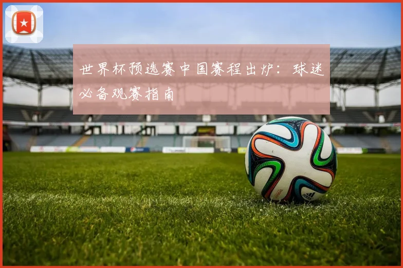 世界杯预选赛中国赛程出炉：球迷必备观赛指南